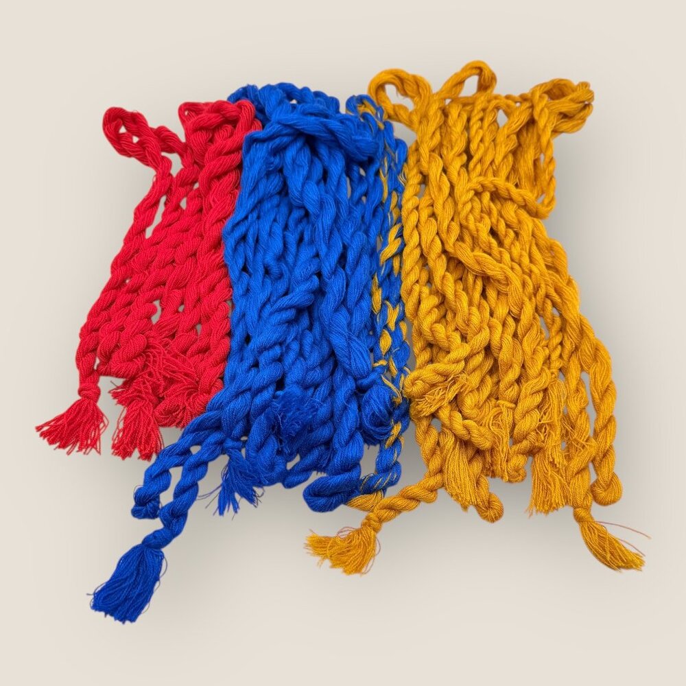 Lot of 20 Embroidery Floss Yarn Needlepoint Crewel Red Blue Gold New